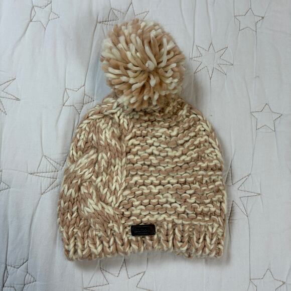 NWOT Barbour Bundle Reedley Wool Blend Sweater Size 8 & Cable Pom Beanie - Picture 6 of 8